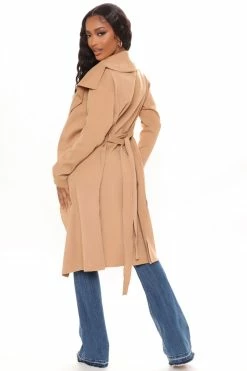 Fashion Nova Let's Get Going Cardigan Sweater - Camel Cardigans