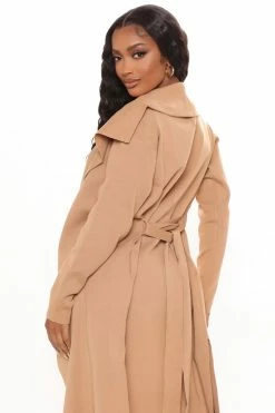 Fashion Nova Let's Get Going Cardigan Sweater - Camel Cardigans