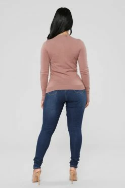 Fashion Nova Doesn't Matter To Me Sweater - Mauve Pullovers