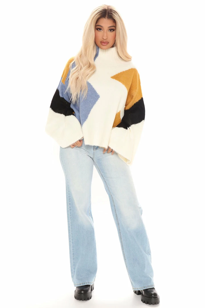 Cheapest ๐ Fashion Nova Pullovers Classic Take Colorblock Sweater - Blue/combo ๐ฅ 2 Fashion Nova Pullovers Classic Take Colorblock Sweater - Blue/combo