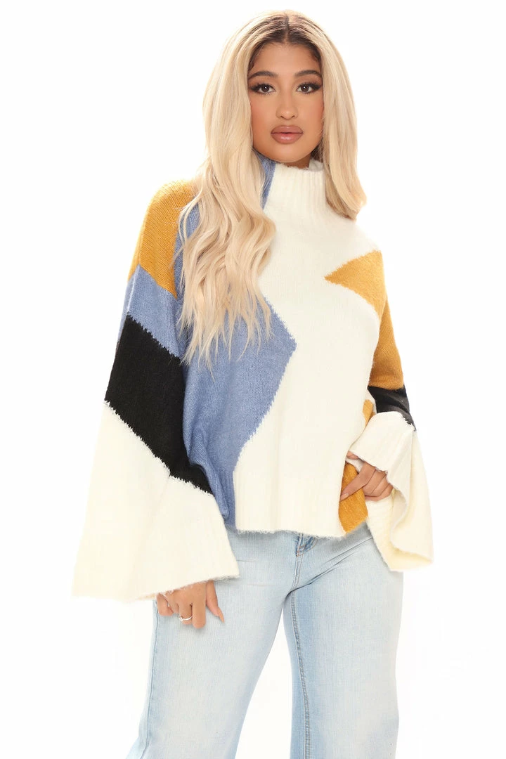 Cheapest ๐ Fashion Nova Pullovers Classic Take Colorblock Sweater - Blue/combo ๐ฅ 1 Fashion Nova Pullovers Classic Take Colorblock Sweater - Blue/combo