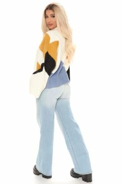 Cheapest ๐ Fashion Nova Pullovers Classic Take Colorblock Sweater - Blue/combo ๐ฅ 7 Fashion Nova Pullovers Classic Take Colorblock Sweater - Blue/combo