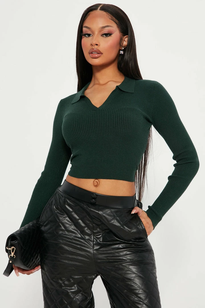 Top 10 π Fashion Nova Amber Crop Sweater - Hunter Pullovers π 1 Fashion Nova Amber Crop Sweater - Hunter Pullovers