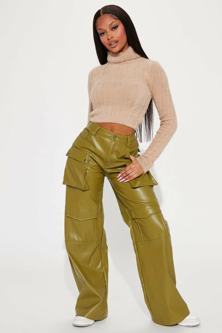 Best Sale π Fashion Nova Sadie Super Soft Turtleneck Sweater - Taupe β 2 Fashion Nova Sadie Super Soft Turtleneck Sweater - Taupe