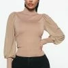 Fashion Nova Meet Me In Manhattan Sweater - Taupe Pullovers