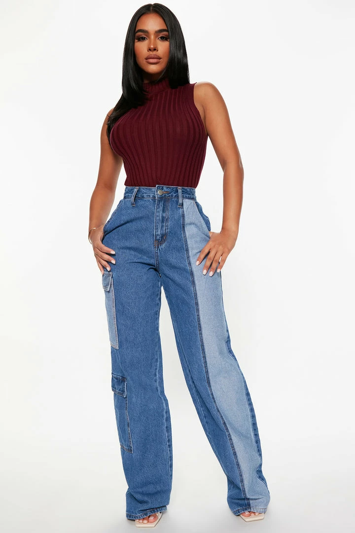 Discount ๐ฏ Fashion Nova Debby Ribbed Mock Neck Sweater Tank - Burgundy ๐งจ 2 Fashion Nova Debby Ribbed Mock Neck Sweater Tank - Burgundy