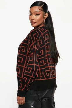 Cheap 👍 Fashion Nova Cardigans In Your Dreams Cardigan - Brown/combo 🎉 5 Fashion Nova Cardigans In Your Dreams Cardigan - Brown/combo