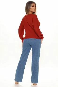 Best reviews of ❤️ Fashion Nova Twisted Stories Sweater - Rust Pullovers 🔔 11 Fashion Nova Twisted Stories Sweater - Rust Pullovers