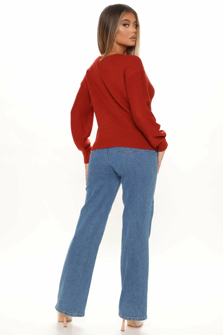 Best reviews of ❤️ Fashion Nova Twisted Stories Sweater - Rust Pullovers 🔔 4 Fashion Nova Twisted Stories Sweater - Rust Pullovers