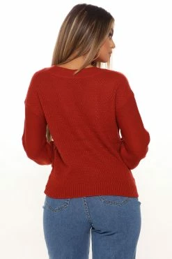 Best reviews of ❤️ Fashion Nova Twisted Stories Sweater - Rust Pullovers 🔔 10 Fashion Nova Twisted Stories Sweater - Rust Pullovers