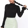 Fashion Nova Pullovers Latest Addiction Sweater - Black