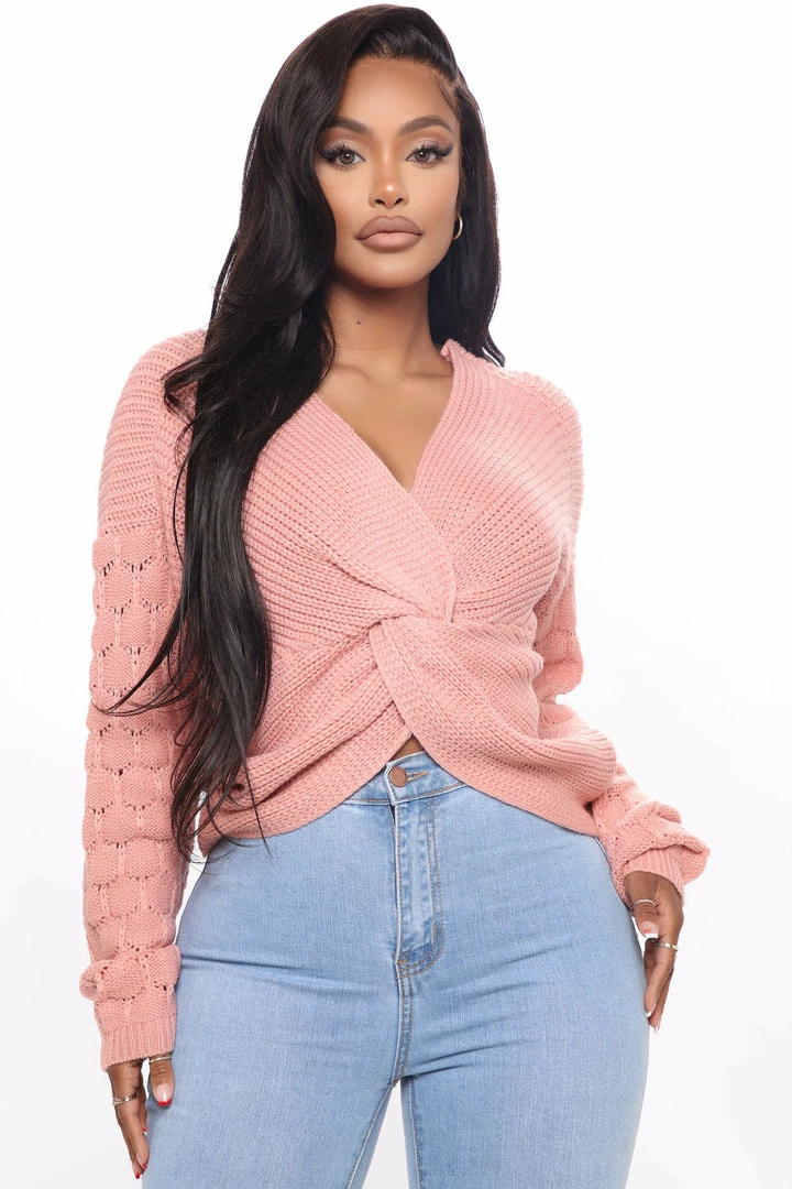 Best deal π Fashion Nova Pullovers Yris Sweater - Mauve π₯° 1 Fashion Nova Pullovers Yris Sweater - Mauve
