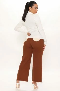 Fashion Nova Pullovers Get On With It Turtleneck Sweater - Ivory