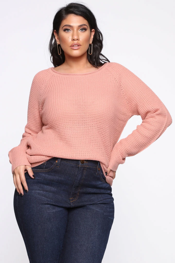 Deals π Fashion Nova Ariana Waffle Sweater - Mauve Pullovers βοΈ 6 Fashion Nova Ariana Waffle Sweater - Mauve Pullovers