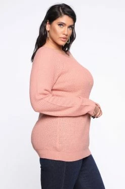 Deals π Fashion Nova Ariana Waffle Sweater - Mauve Pullovers βοΈ 18 Fashion Nova Ariana Waffle Sweater - Mauve Pullovers