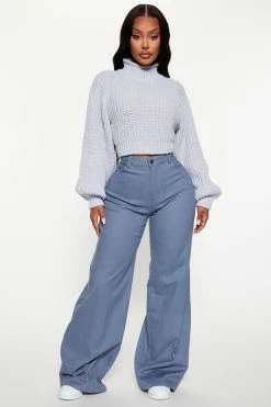Fashion Nova Pullovers Feeling The Love Sweater - Lilac