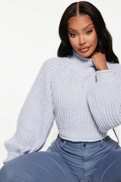Fashion Nova Pullovers Feeling The Love Sweater - Lilac