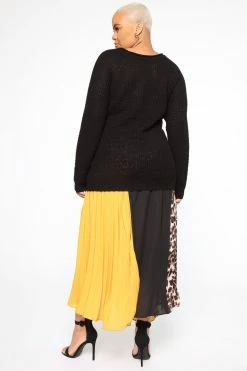 New π Fashion Nova Ariana Waffle Sweater - Black Pullovers π 19 Fashion Nova Ariana Waffle Sweater - Black Pullovers