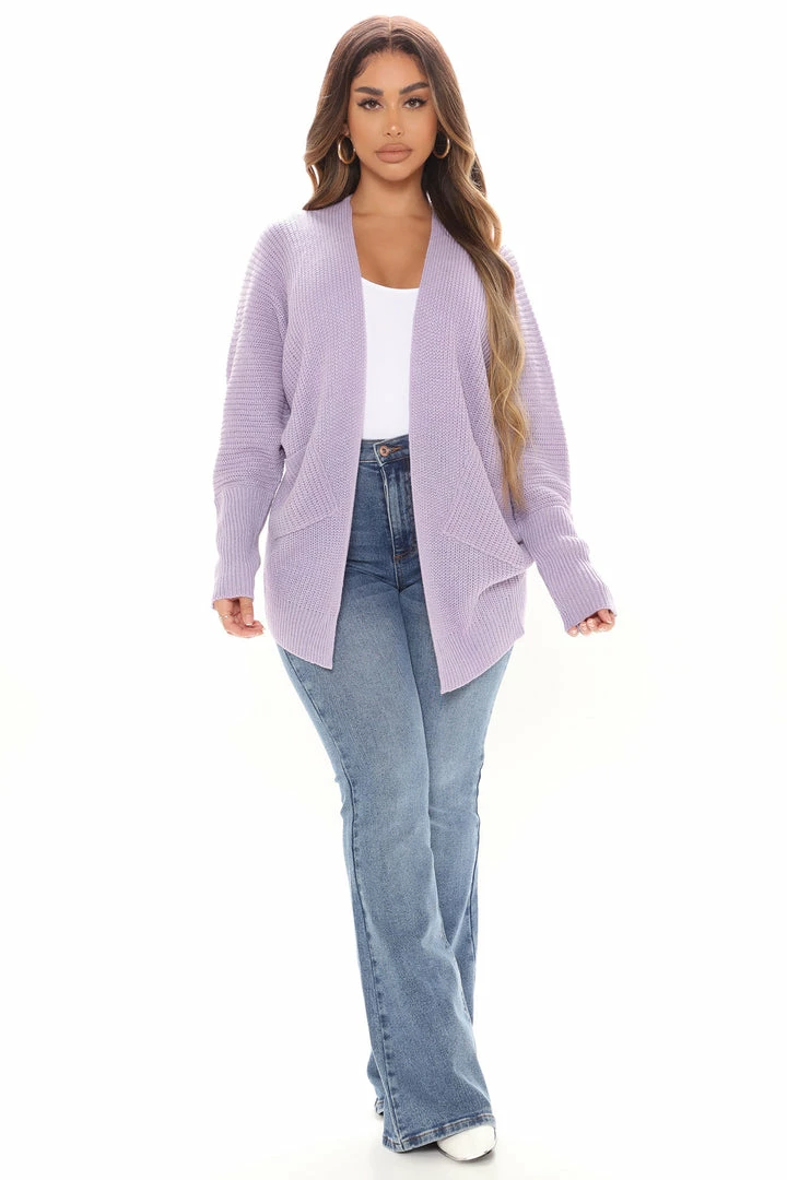Best Pirce π― Fashion Nova Just Go With It Cardigan - Lavender π 3 Fashion Nova Just Go With It Cardigan - Lavender