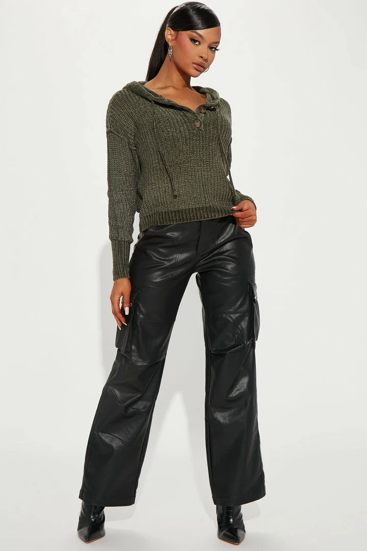 Outlet β Fashion Nova Beach Bonfire Chenille Hoodie - Olive Pullovers 𧨠2 Fashion Nova Beach Bonfire Chenille Hoodie - Olive Pullovers