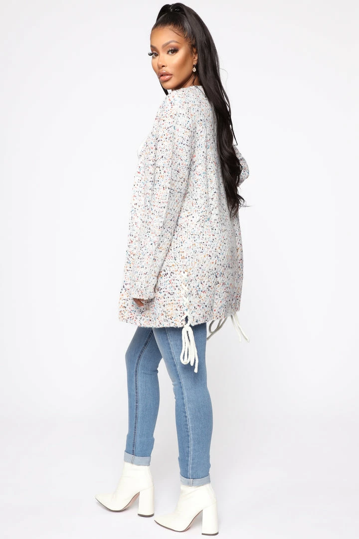 Fashion Nova Cardigans There's No Way Speckle Cardigan - Multi Color