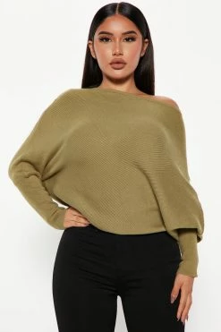 Fashion Nova Karly Sweater - Green