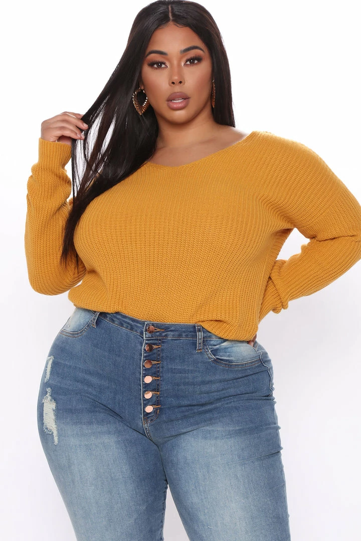 Brand new π Fashion Nova Falls Favorite Girl Sweater II - Mustard π 6 Fashion Nova Falls Favorite Girl Sweater II - Mustard