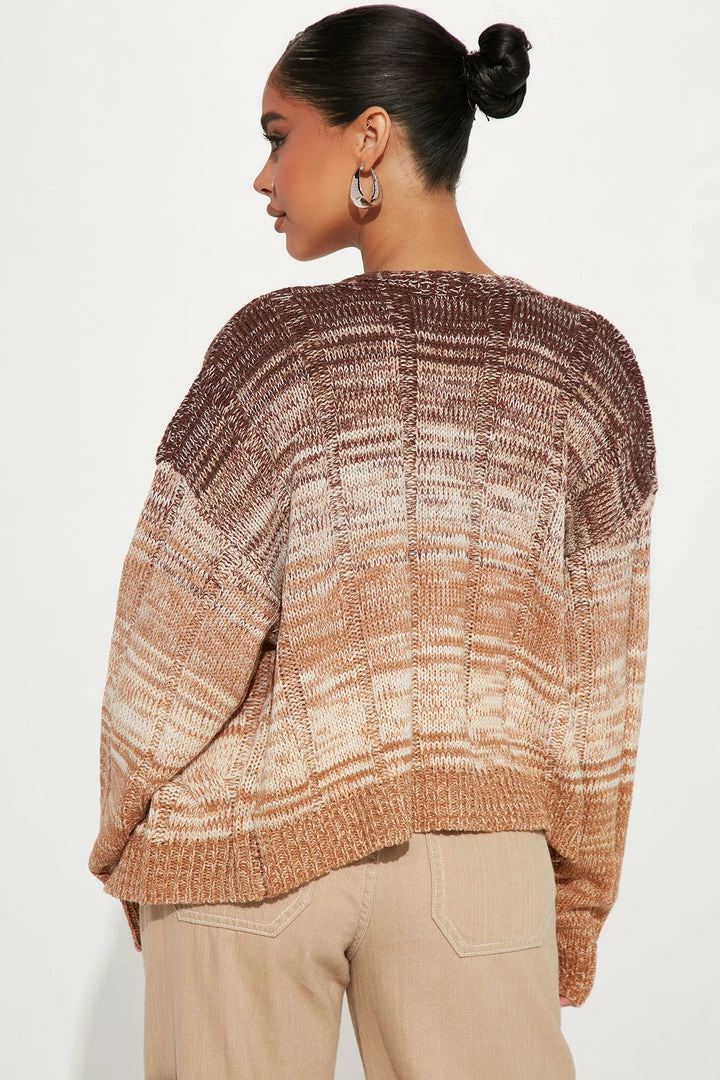 Hot Sale ✔️ Fashion Nova Old School Vibes Cardigan - Brown/combo Cardigans 😉 3 Fashion Nova Old School Vibes Cardigan - Brown/combo Cardigans