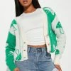 Fashion Nova Cardigans Lost In Wonderland Mushroom Cardigan - Green/combo