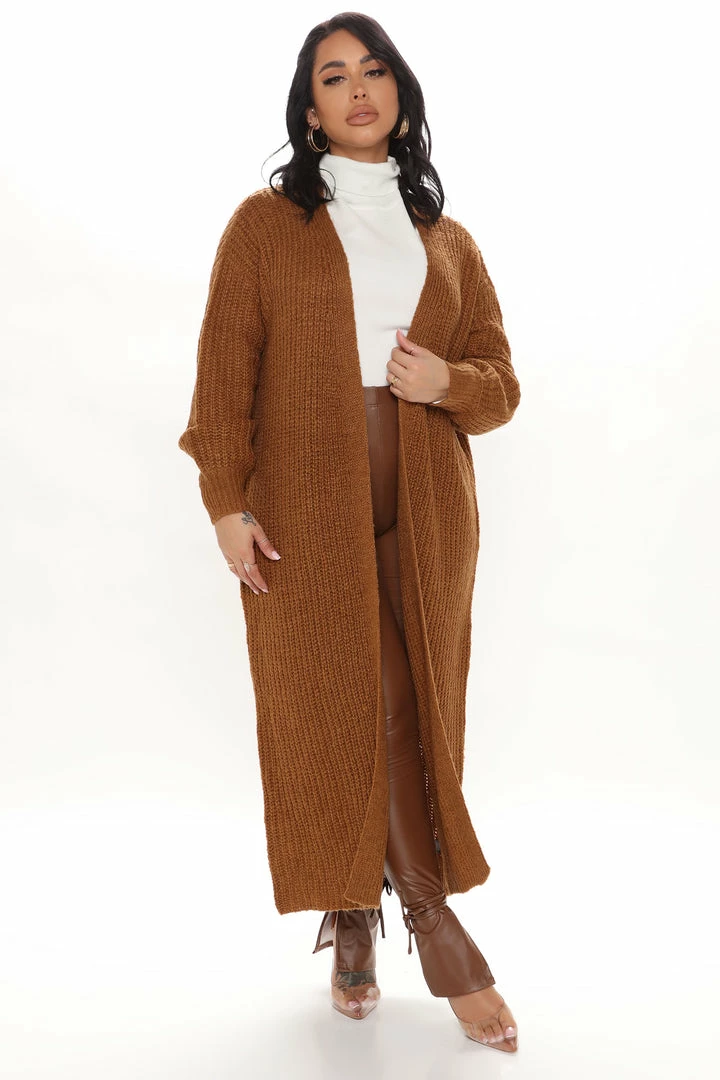 Best Pirce π Fashion Nova Couch Cuddles Long Cardigan - Brown Cardigans β 1 Fashion Nova Couch Cuddles Long Cardigan - Brown Cardigans