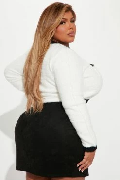 Fashion Nova Little Miss Sophisticate Cardigan - White/combo Cardigans