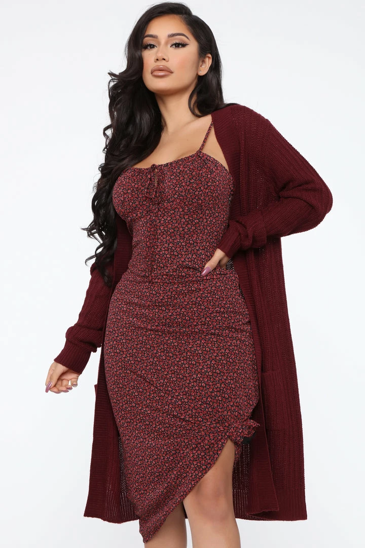 Coupon π Fashion Nova Cardigans Throw It On Ribbed Cardigan - Burgundy π 2 Fashion Nova Cardigans Throw It On Ribbed Cardigan - Burgundy