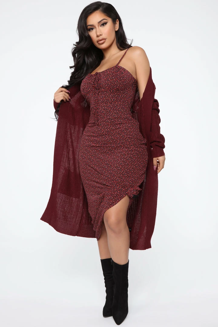 Coupon π Fashion Nova Cardigans Throw It On Ribbed Cardigan - Burgundy π 1 Fashion Nova Cardigans Throw It On Ribbed Cardigan - Burgundy