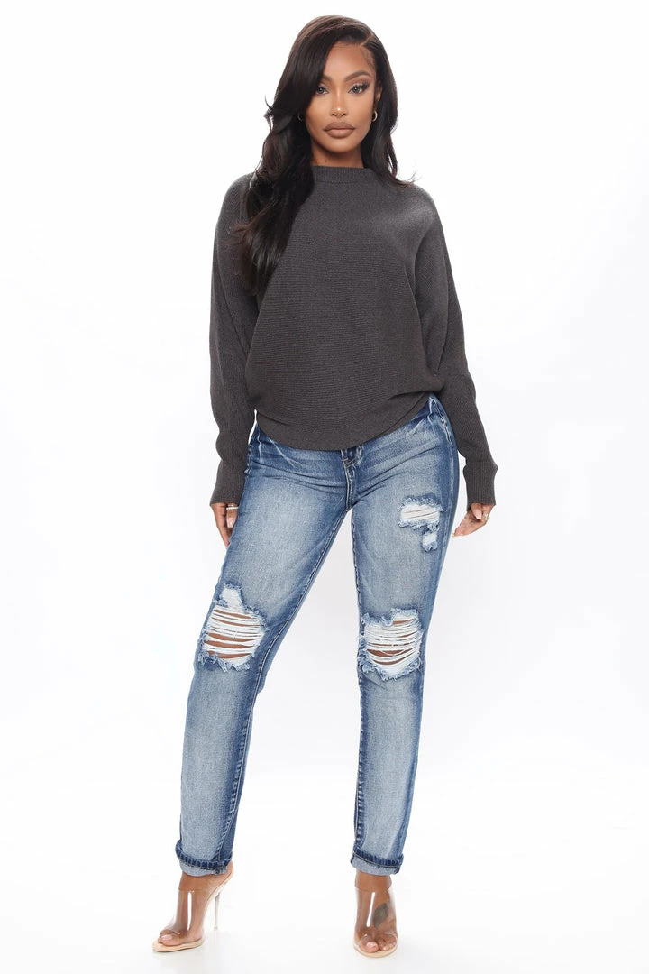 Top 10 ✨ Fashion Nova Pullovers See You Soon Oversize Sweater - Charcoal ✨ 2 Fashion Nova Pullovers See You Soon Oversize Sweater - Charcoal