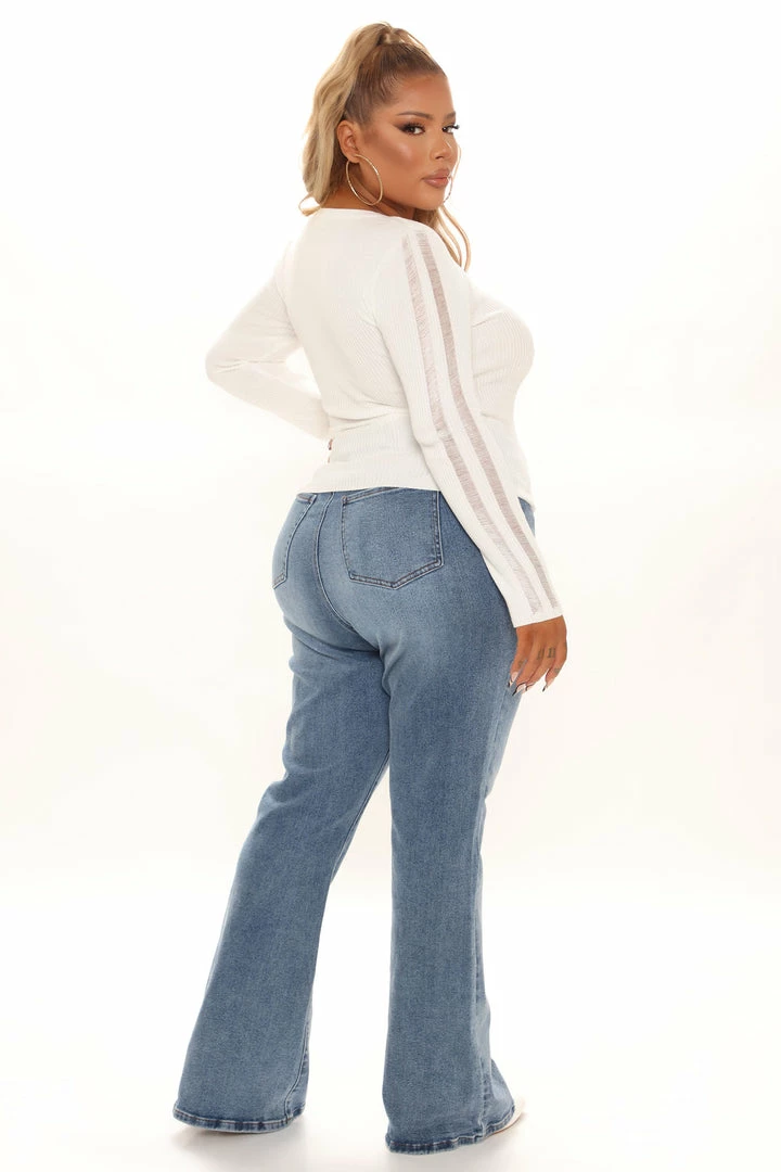 Fashion Nova Pullovers Becca Sweater - Ivory