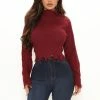 Fashion Nova Pullovers Bonfire Nights Sweater - Burgundy