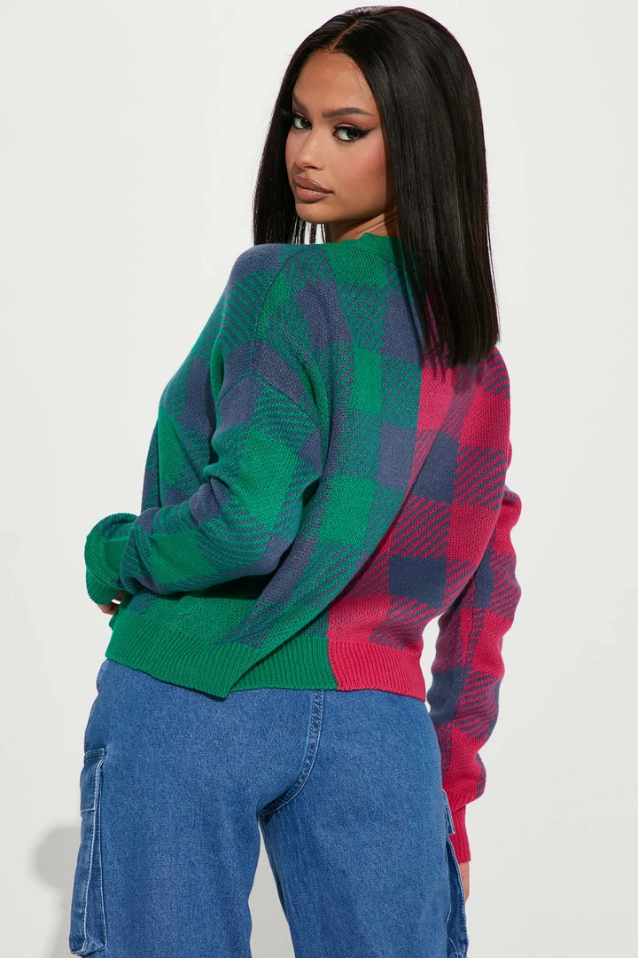New π Fashion Nova Two Sided Plaid Cardigan - Multi Color Cardigans π 3 Fashion Nova Two Sided Plaid Cardigan - Multi Color Cardigans