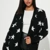 Fashion Nova Cardigans Twinkle Twinkle Cardigan - Black/combo