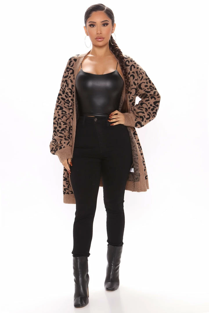 Outlet ๐ Fashion Nova Cardigans Prowlin' Around Leopard Cardigan - Brown/combo ๐คฉ 2 Fashion Nova Cardigans Prowlin' Around Leopard Cardigan - Brown/combo