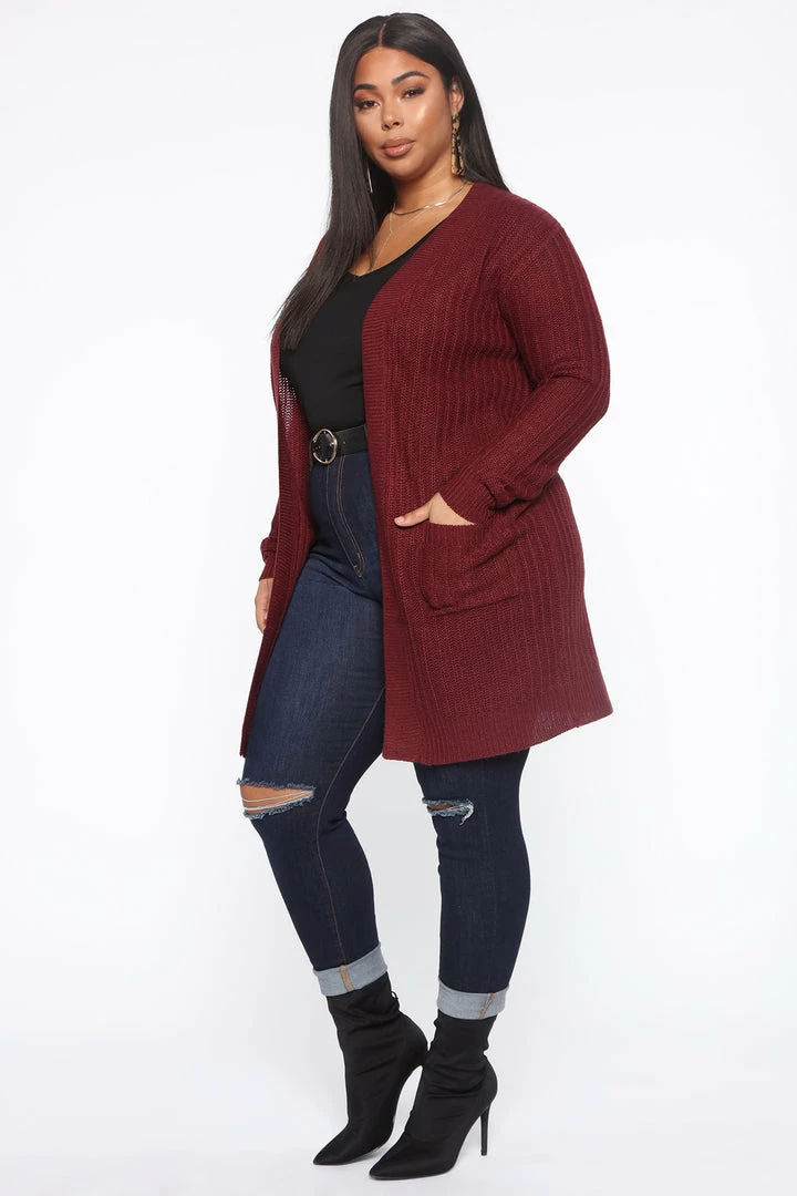 Coupon π Fashion Nova Cardigans Throw It On Ribbed Cardigan - Burgundy π 8 Fashion Nova Cardigans Throw It On Ribbed Cardigan - Burgundy