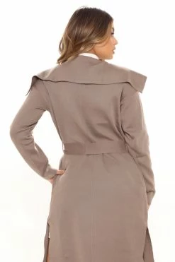 Fashion Nova Let's Get Going Cardigan Sweater - Mocha Cardigans