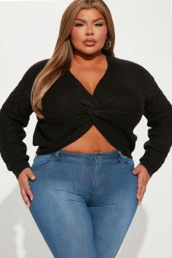 Deals β Fashion Nova Yris Sweater - Black Cropped Sweaters π 9 Fashion Nova Yris Sweater - Black Cropped Sweaters