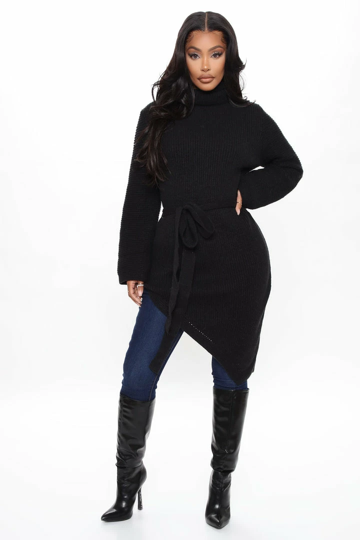 Outlet π₯ Fashion Nova Wrap Star Asymmetrical Sweater - Black Pullovers π 1 Fashion Nova Wrap Star Asymmetrical Sweater - Black Pullovers