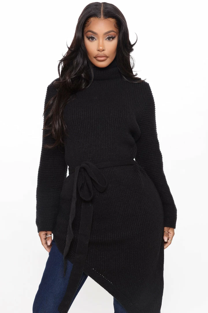 Outlet π₯ Fashion Nova Wrap Star Asymmetrical Sweater - Black Pullovers π 2 Fashion Nova Wrap Star Asymmetrical Sweater - Black Pullovers