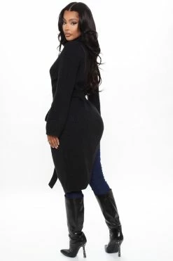 Outlet π₯ Fashion Nova Wrap Star Asymmetrical Sweater - Black Pullovers π 8 Fashion Nova Wrap Star Asymmetrical Sweater - Black Pullovers