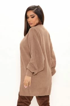 Fashion Nova So Chic Cardigan - Brown Cardigans