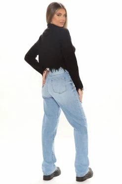 Fashion Nova Bonfire Nights Sweater - Black