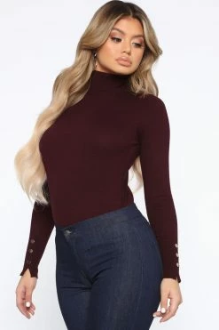 Discount โญ Fashion Nova Meet Me Somewhere Turtle Neck Sweater - Wine Pullovers ๐ 11 Fashion Nova Meet Me Somewhere Turtle Neck Sweater - Wine Pullovers