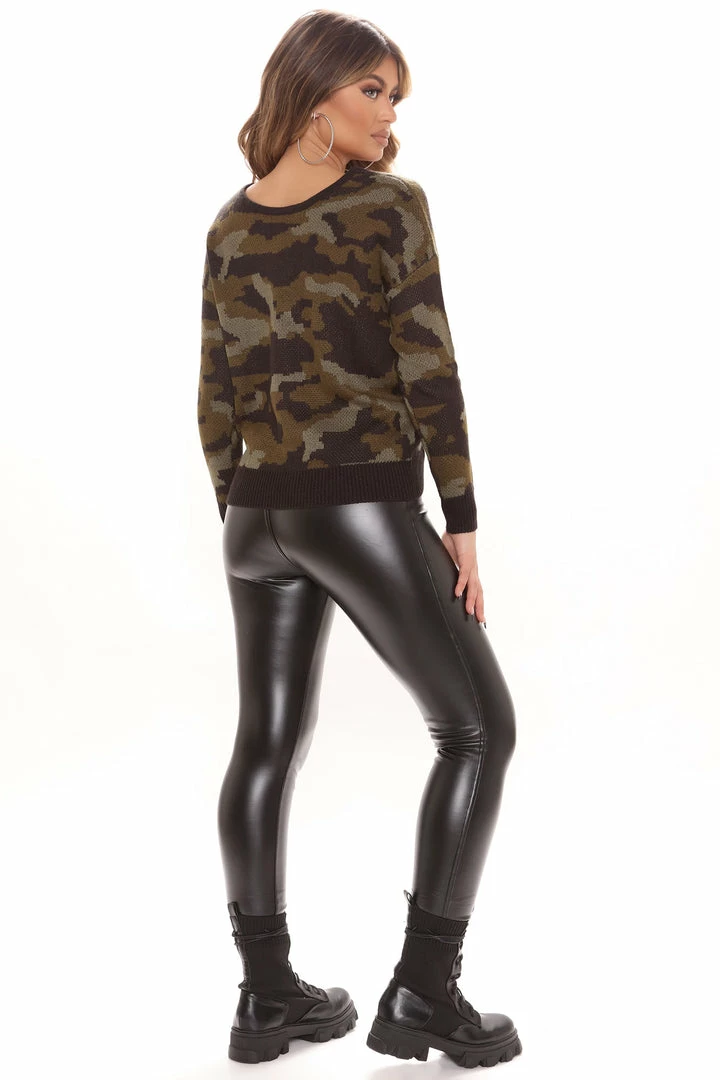 Best Pirce 🎁 Fashion Nova Pullovers No Time Wasted Sweater - Olive/combo ❤️ 4 Fashion Nova Pullovers No Time Wasted Sweater - Olive/combo