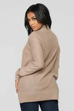 Fashion Nova Moments After Cardigan - Khaki Cardigans